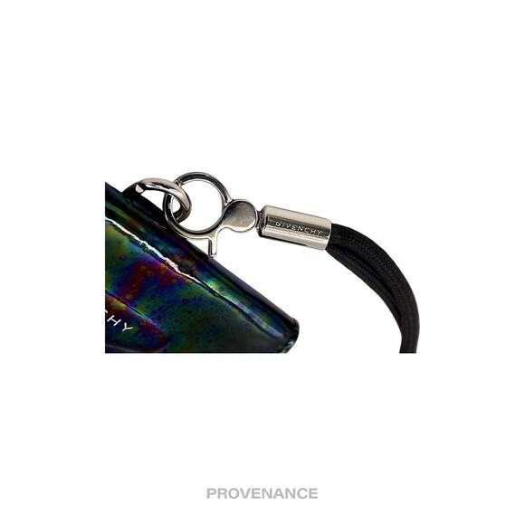 🔴 Givenchy Logo Neck Phone Lanyard Wallet - Iridescent - Picture 6 of 9